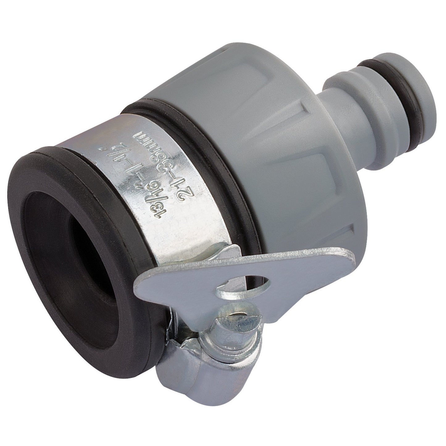 Draper Lock On Multi Garden Tap Connector For Standard 1/2" Hose 24960