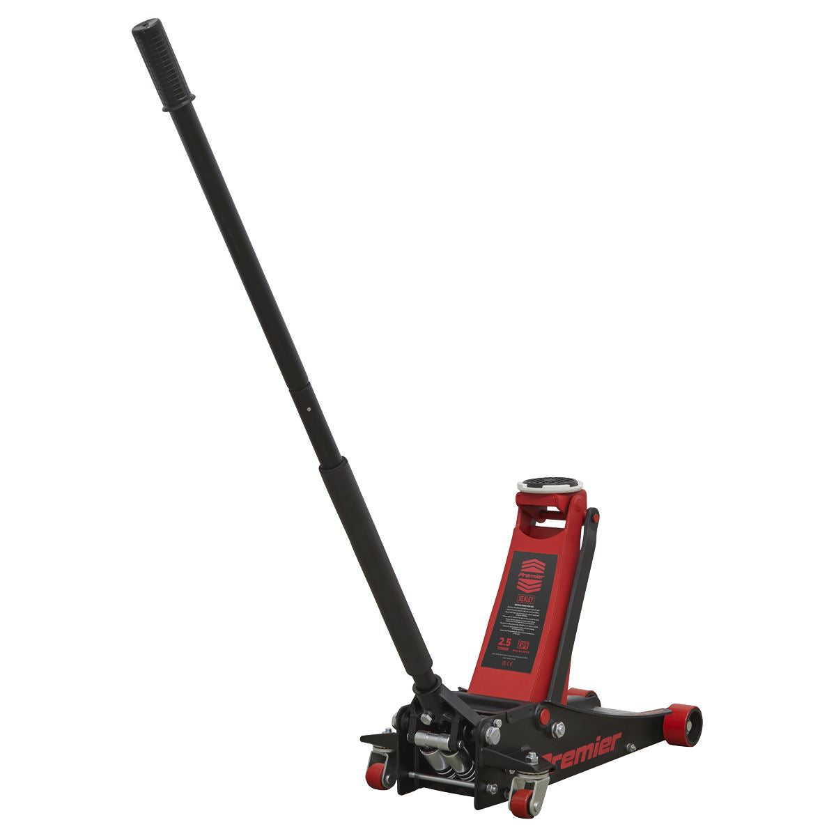 Sealey Trolley Jack 2.5 Tonne Low Profile with Rocket Lift 2501LE