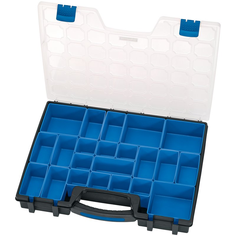 Draper 22 Compartment Organiser matrix of liftout storage 415 x 330 x 60mm 25924
