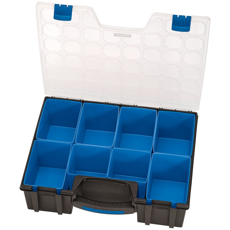 Draper 8 Lift-out Compartment Organiser 415 x 330 x 110mm 25925