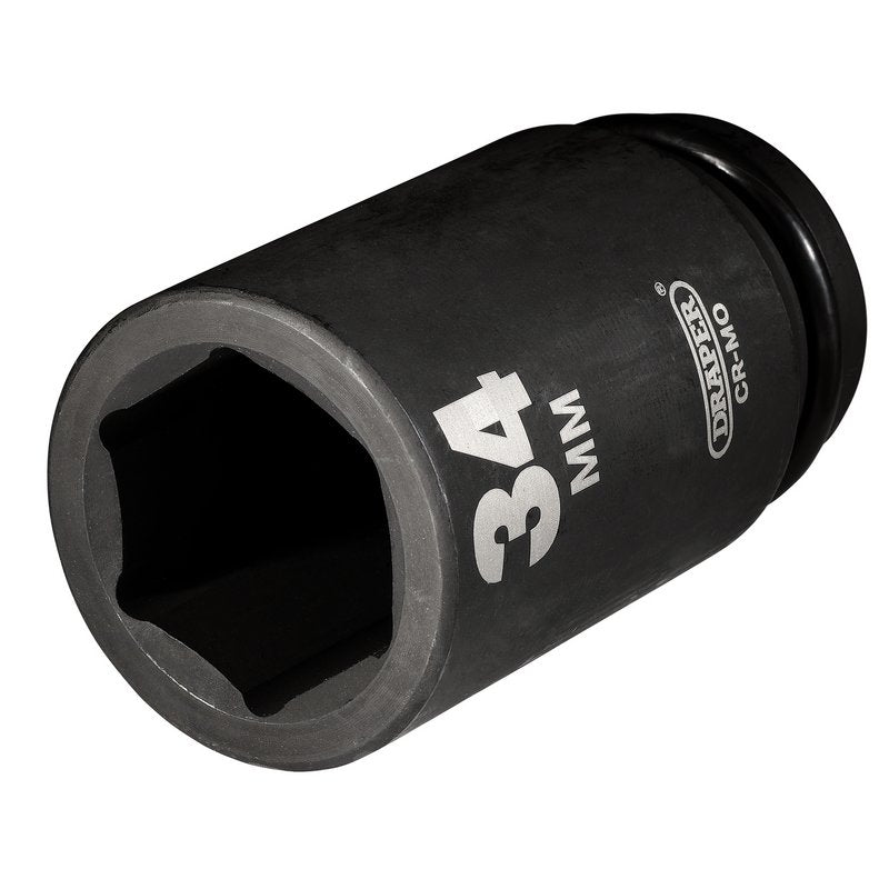 Draper 34mm 3/4"D Deep Impact Socket 6 Point Metric Hi-TORQ 27142