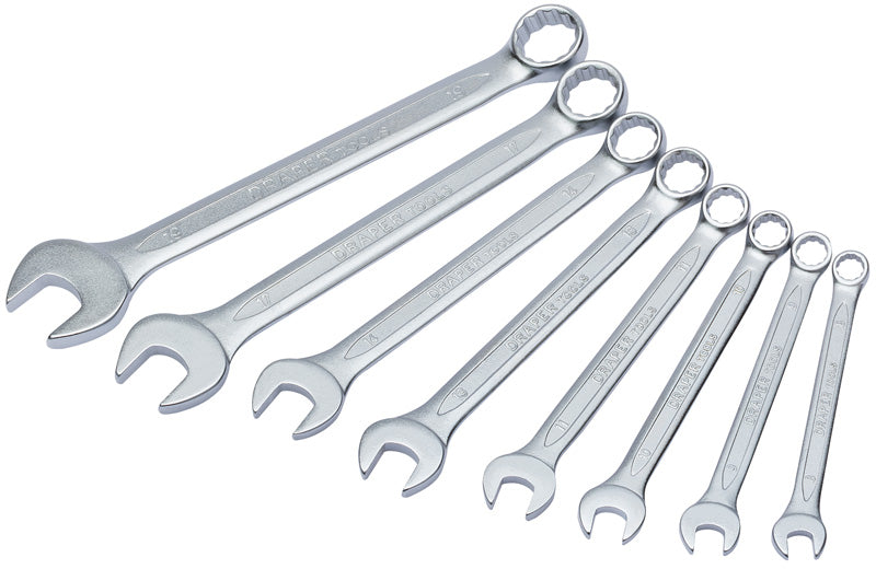 8 Piece Draper Hi-Torq® Metric Combination Spanner Set