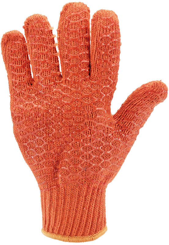 Draper Non Slip Work Gloves Extra Large Pair Polyester Cotton & PVC 27606