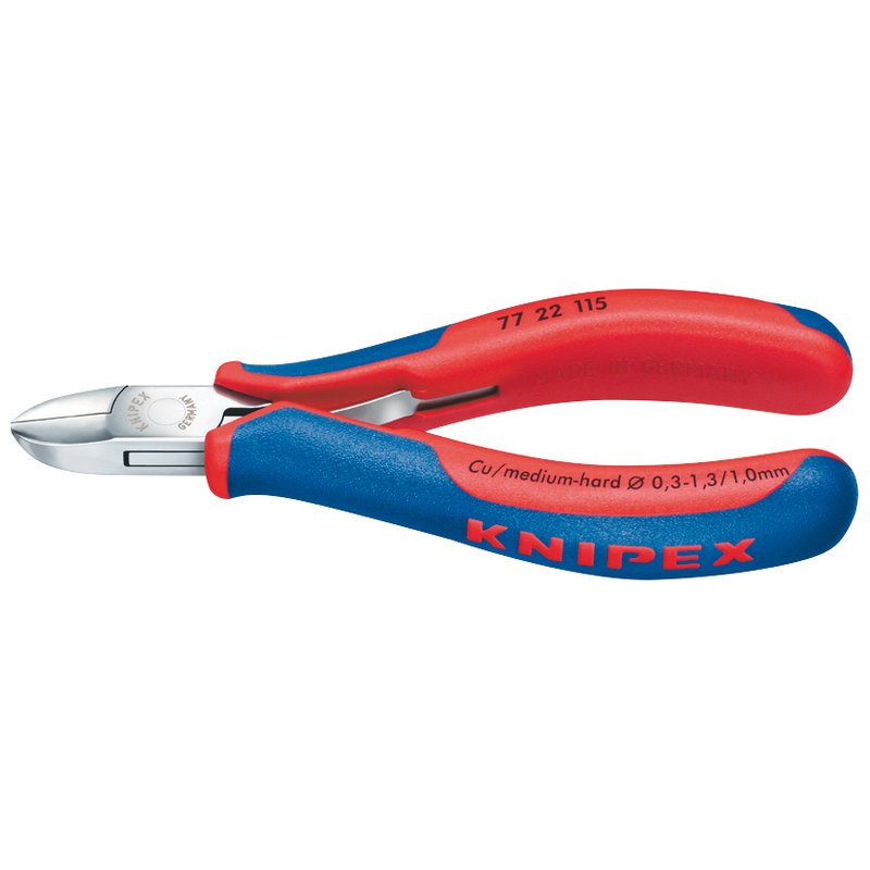 Knipex 77 22 130 Flush Electronics Diagonal Cutters, 130mm