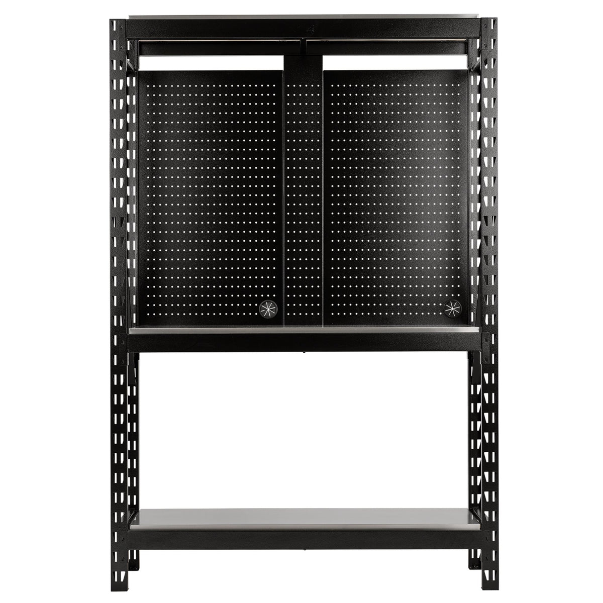 BUNKER 17 pc Modular 3 Tier Racking with Stainless Steel Shelving 1500mm 27922