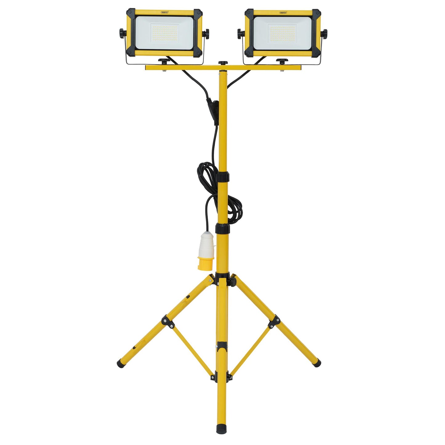 110V SMD LED Tripod Site Light, 2 x 50W, 12000 Lumens