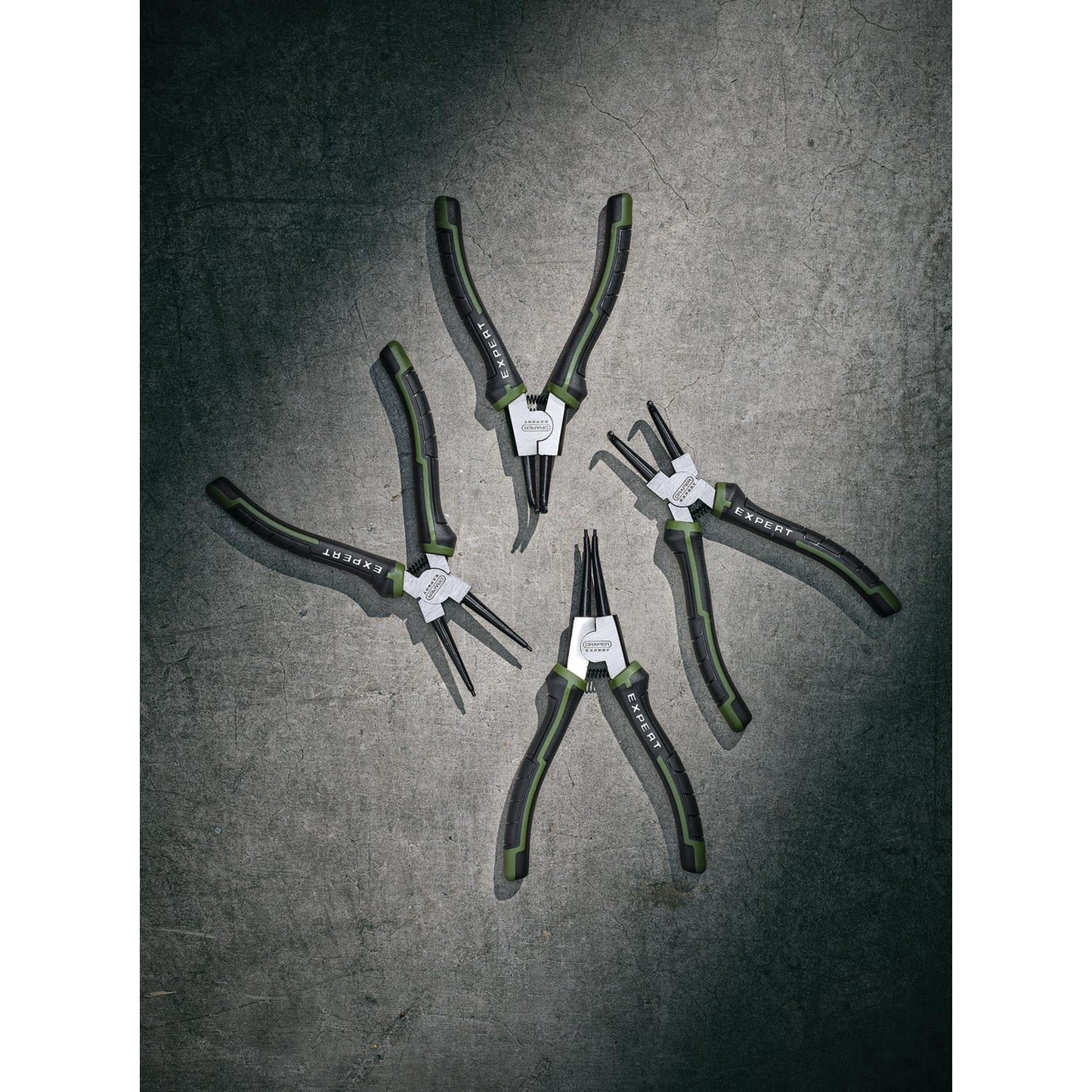 Draper Expert Circlip Plier Set 180mm 4 Piece Internal & External Clips 28617