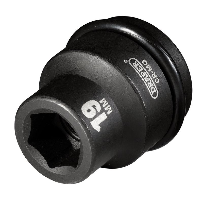 Draper 19mm Impact Socket 3/4"D 6 Point Hexagon Standard Length Hi-TORQ 28660