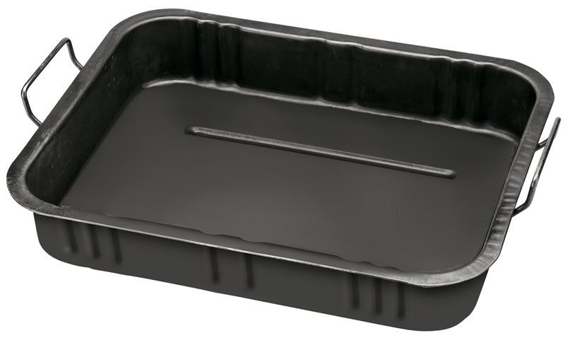Draper Metal Oil Spill Drip Tray Drain Pan 12L Size 485 x 375 x 94mm 28816