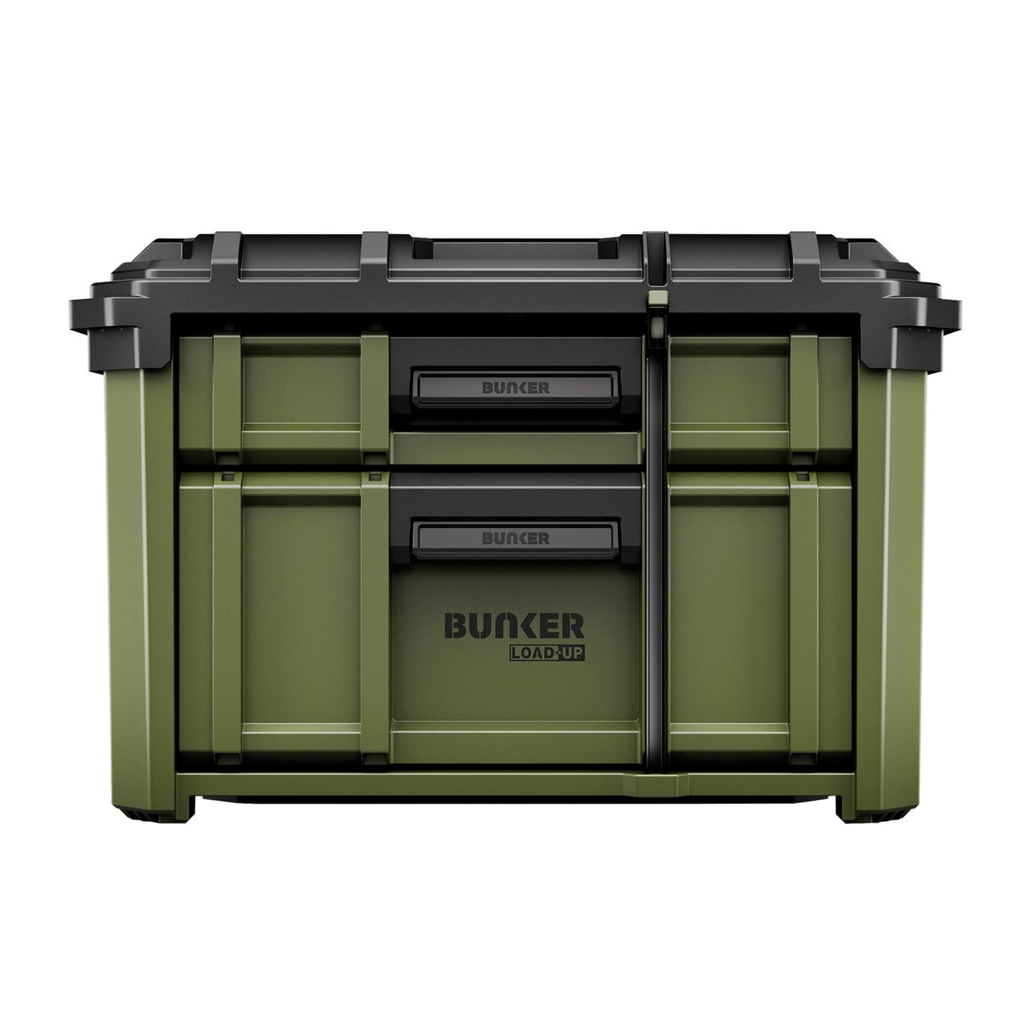 BUNKER® Load-Up Stacking 2 Drawer Tool Box, 570mm