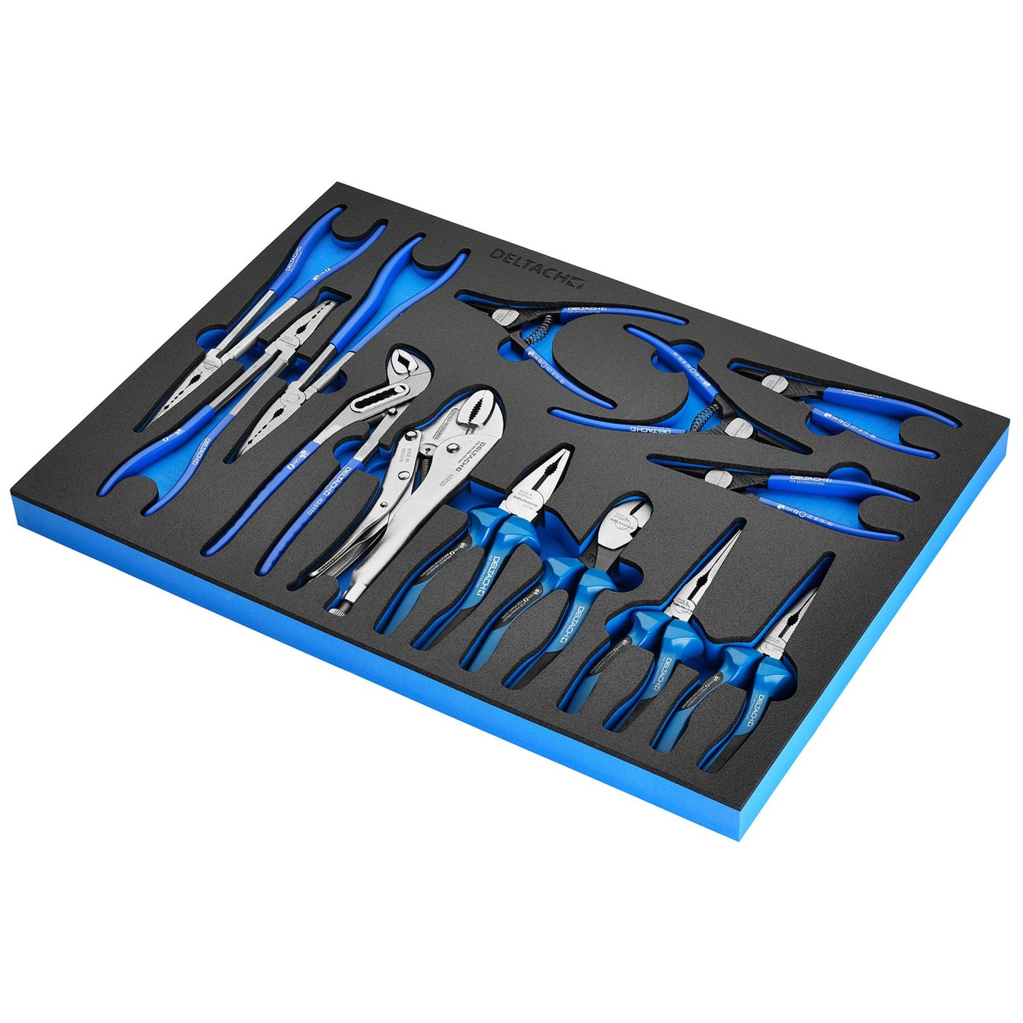 BUNKER 13 Piece Plier Set in EVA Foam Inlay L 565 x W 397 x H 35mm 29582