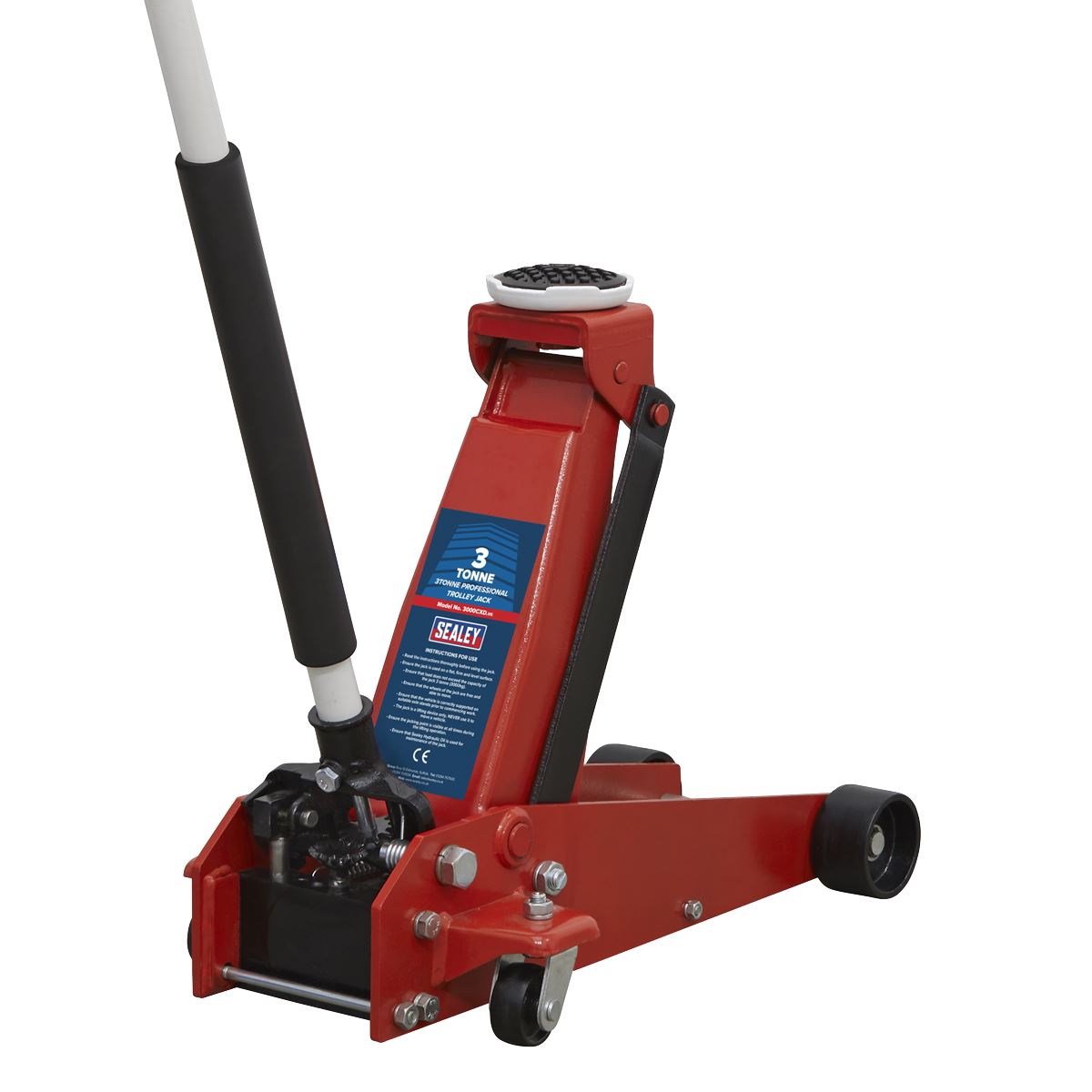 Sealey Trolley Jack 3 Tonne Standard Chassis 3000CXD