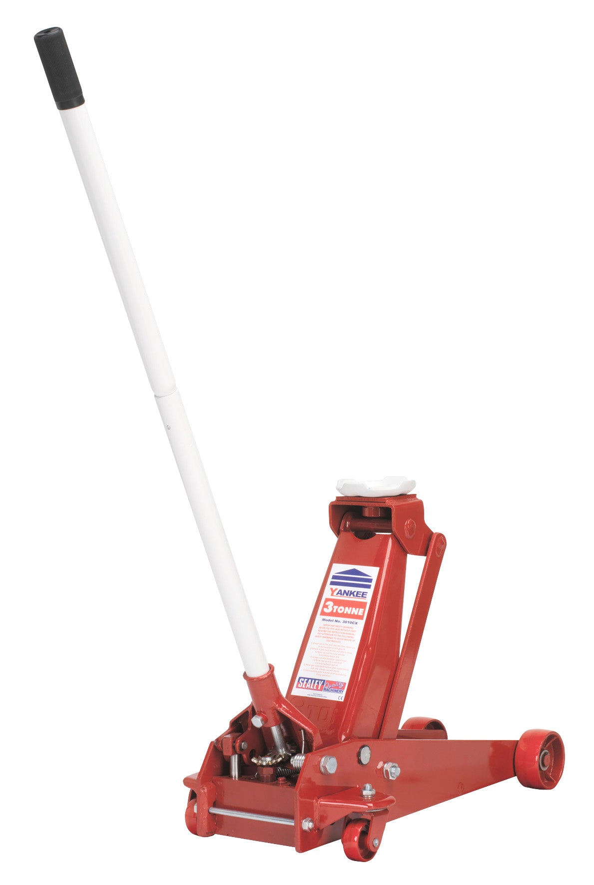 Sealey Trolley Jack 3 Tonne Standard Chassis with Axle Stands (Pair) 3 Tonne Capacity per Stand 3010CX