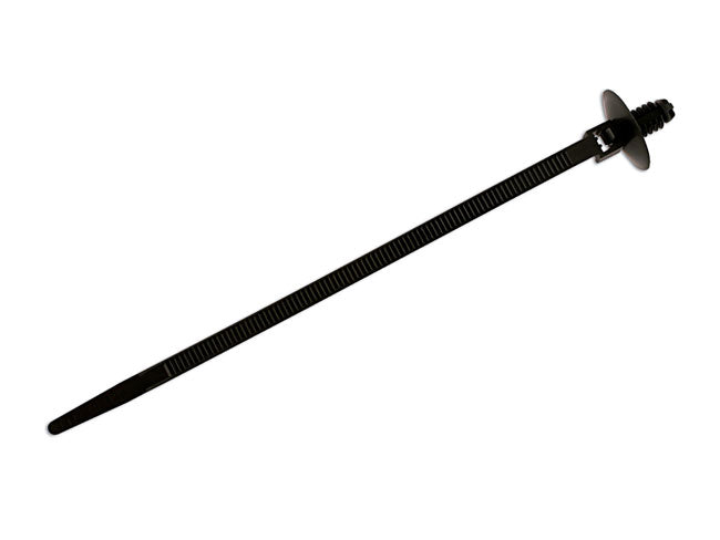Connect Fir Tree Mounting Black Cable Tie 165mm x 5.0mm 100pc 30302