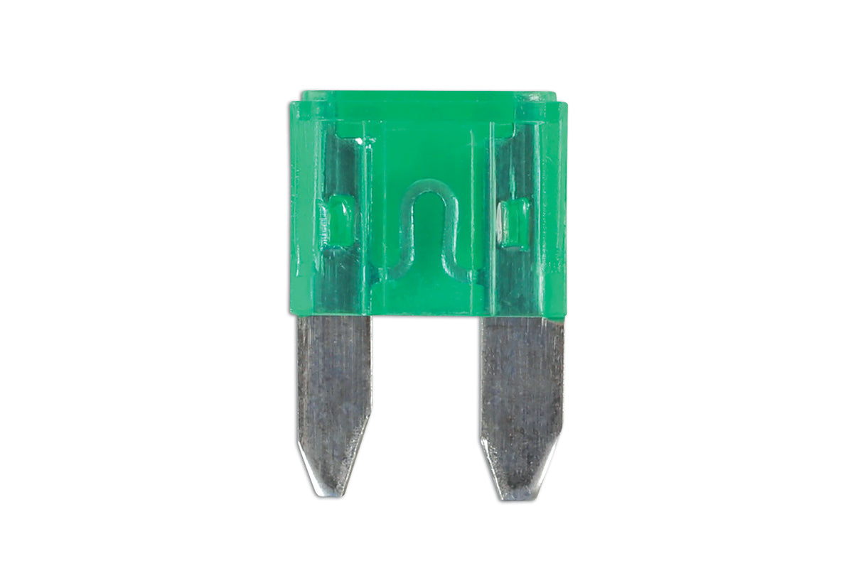 Connect Mini Blade Fuses 30A, Green 25pc 30432