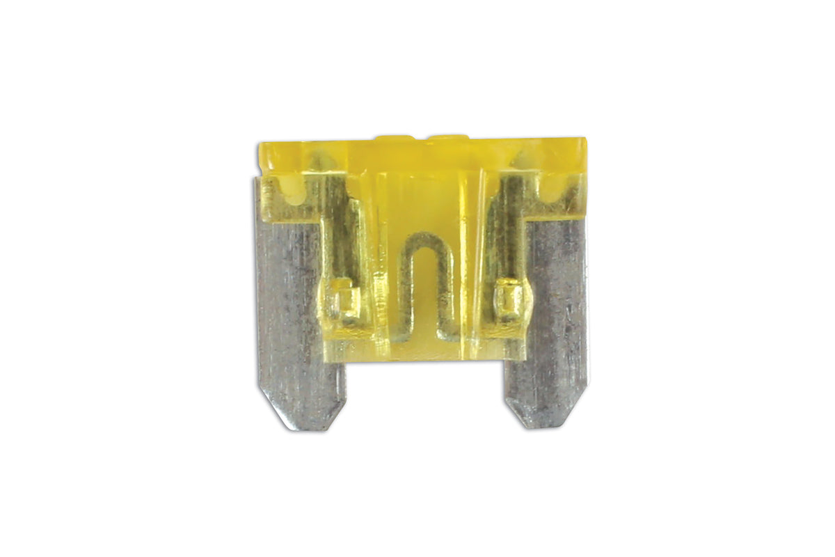 Connect Low Profile Mini Blade Fuses 20A, Yellow 25pc 30442