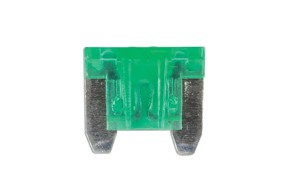 Connect Low Profile Mini Blade Fuses 30A, Green 25pc 30444