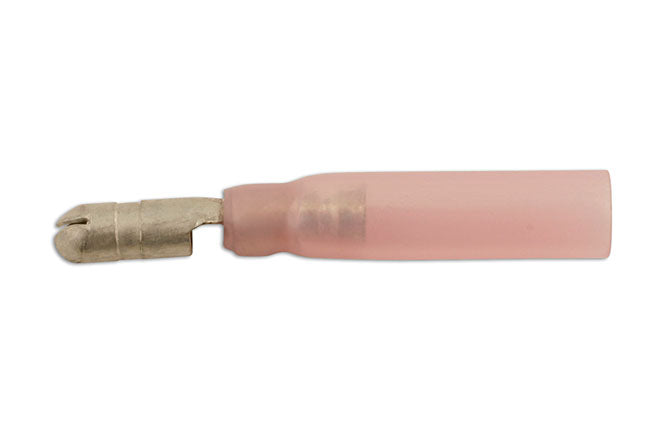 Connect Red Heat Shrink Male Bullet Terminal 25pc 30698