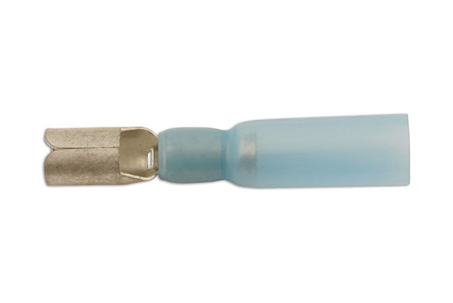 Connect Blue Heat Shrink Female Bullet Terminal 25pc 30701