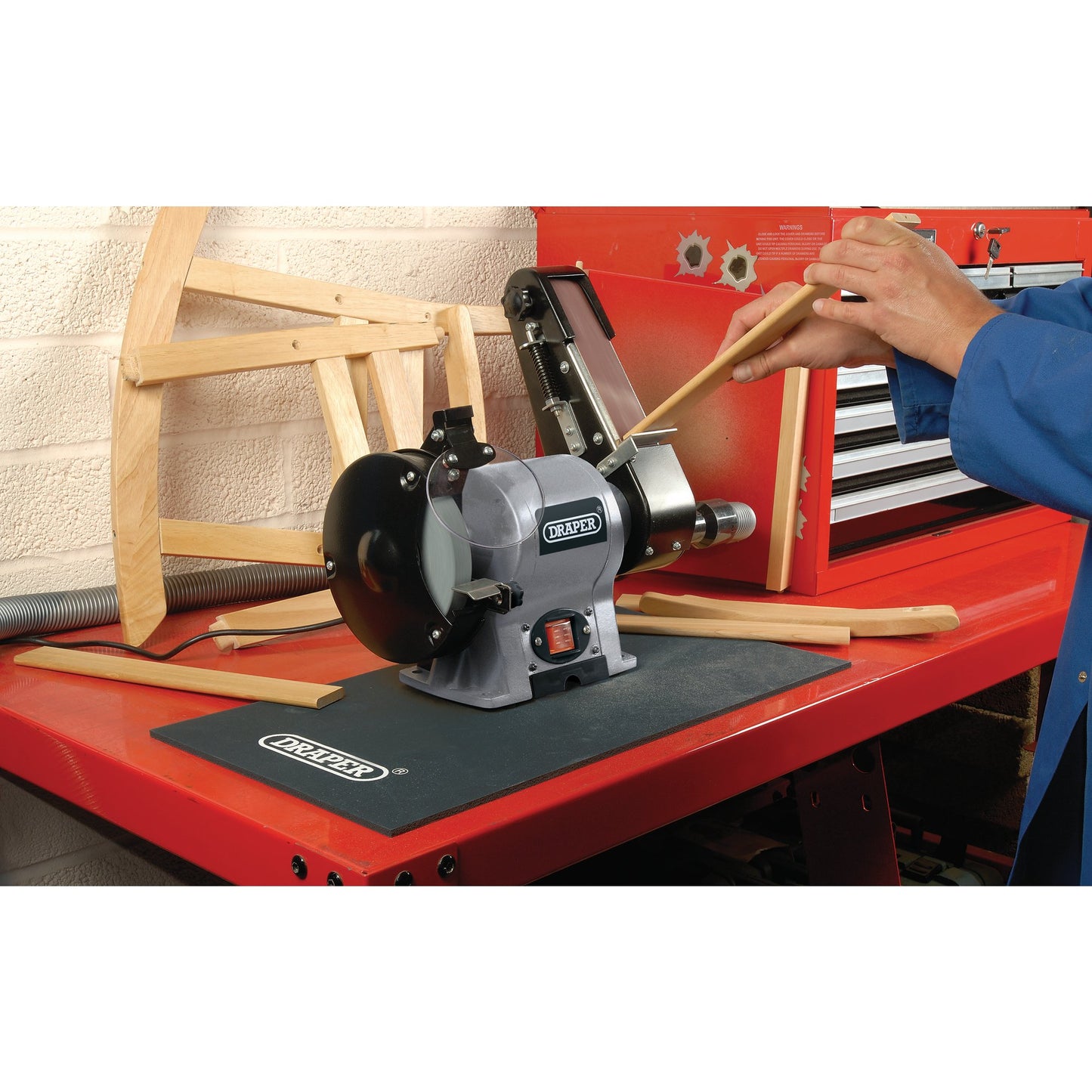 Draper Vibration Absorption Mat For Bench Top Machine Tools Grinder Sander 30743