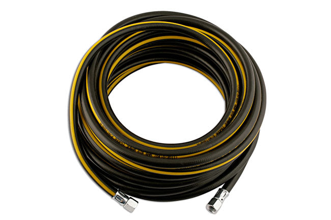 Connect Rubber Air Hose 6.3mm x 15m Supplied With Swivel Fittings 1/4BSP 30904