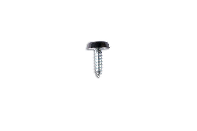 Connect Number Plate Screw 10 x 3/4" Black Polytop 100pc 31544