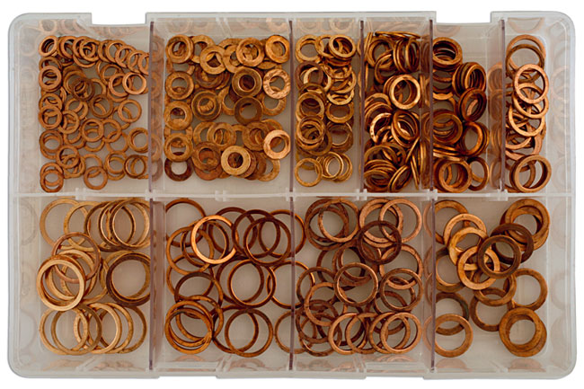 Connect Assorted Metric Diesel Injection Washers Box 360pc 31871