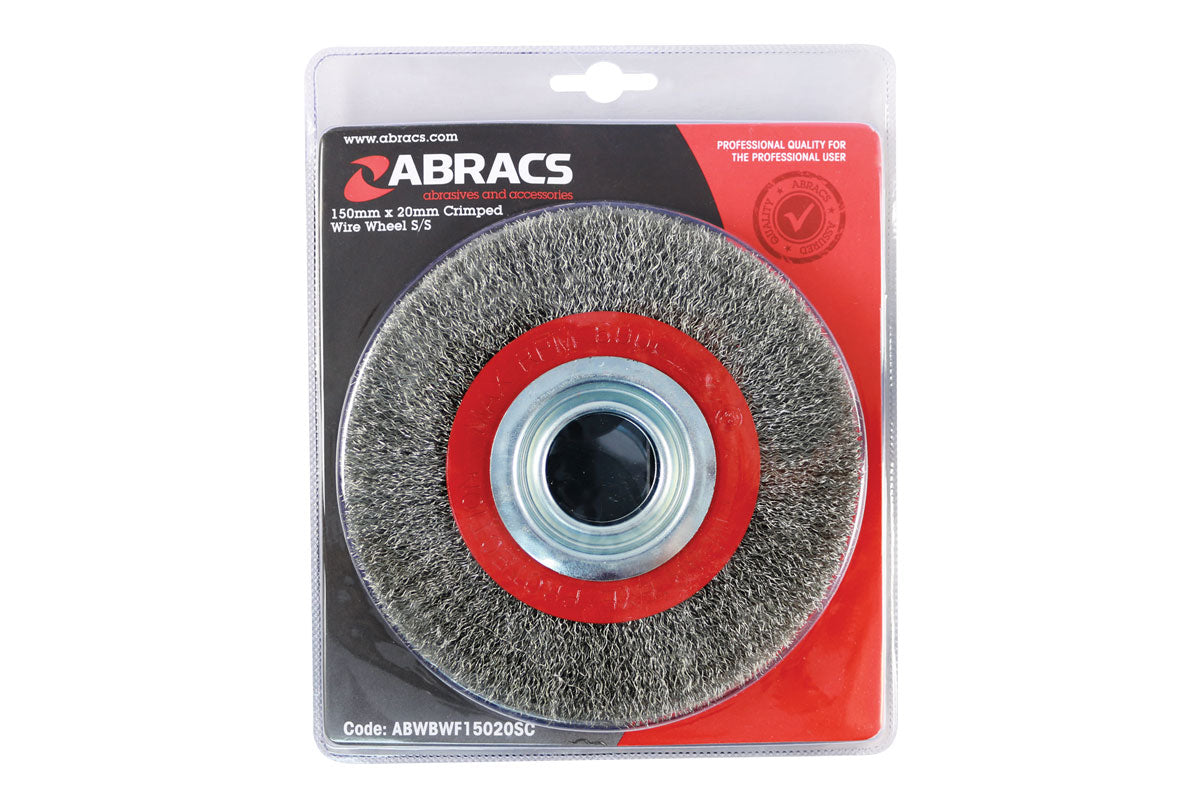 Connect Abracs Bench Grinder Brush 200mm x 25mm 1pc 32136