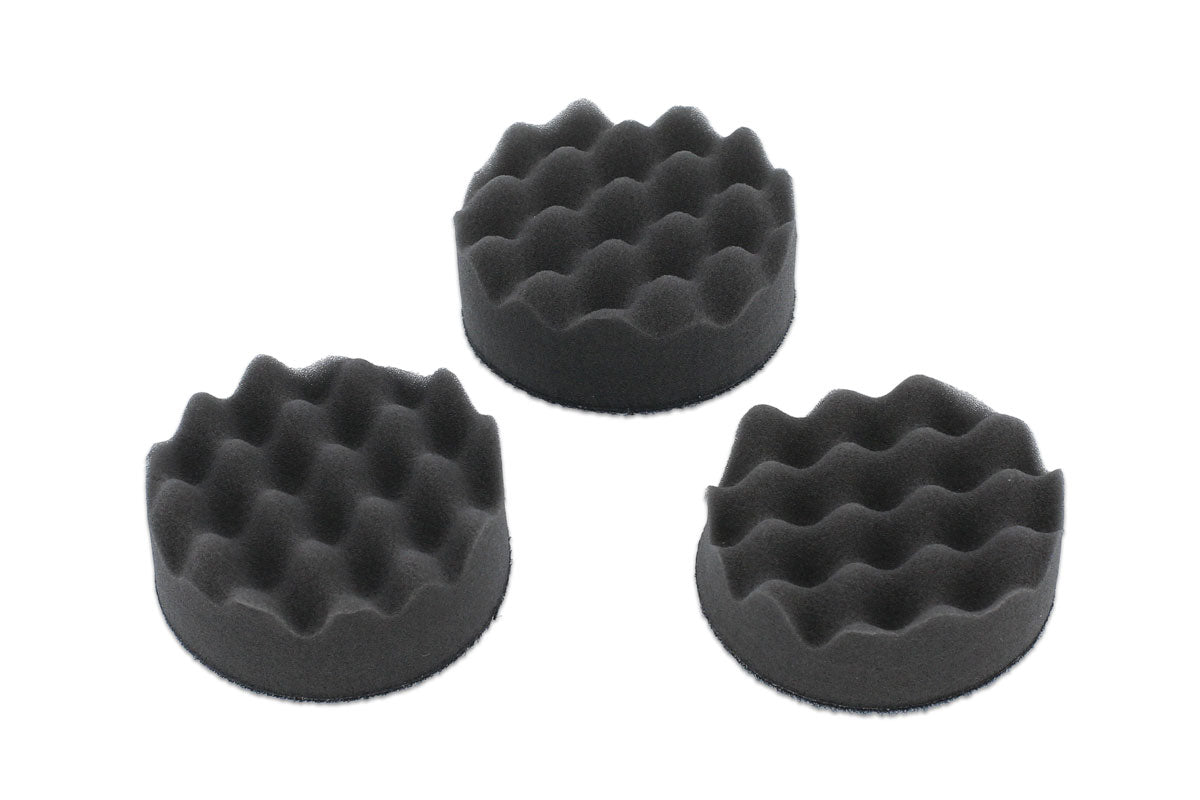 Connect Finishing Corrugated Velcro Black Pad 3pc 32278