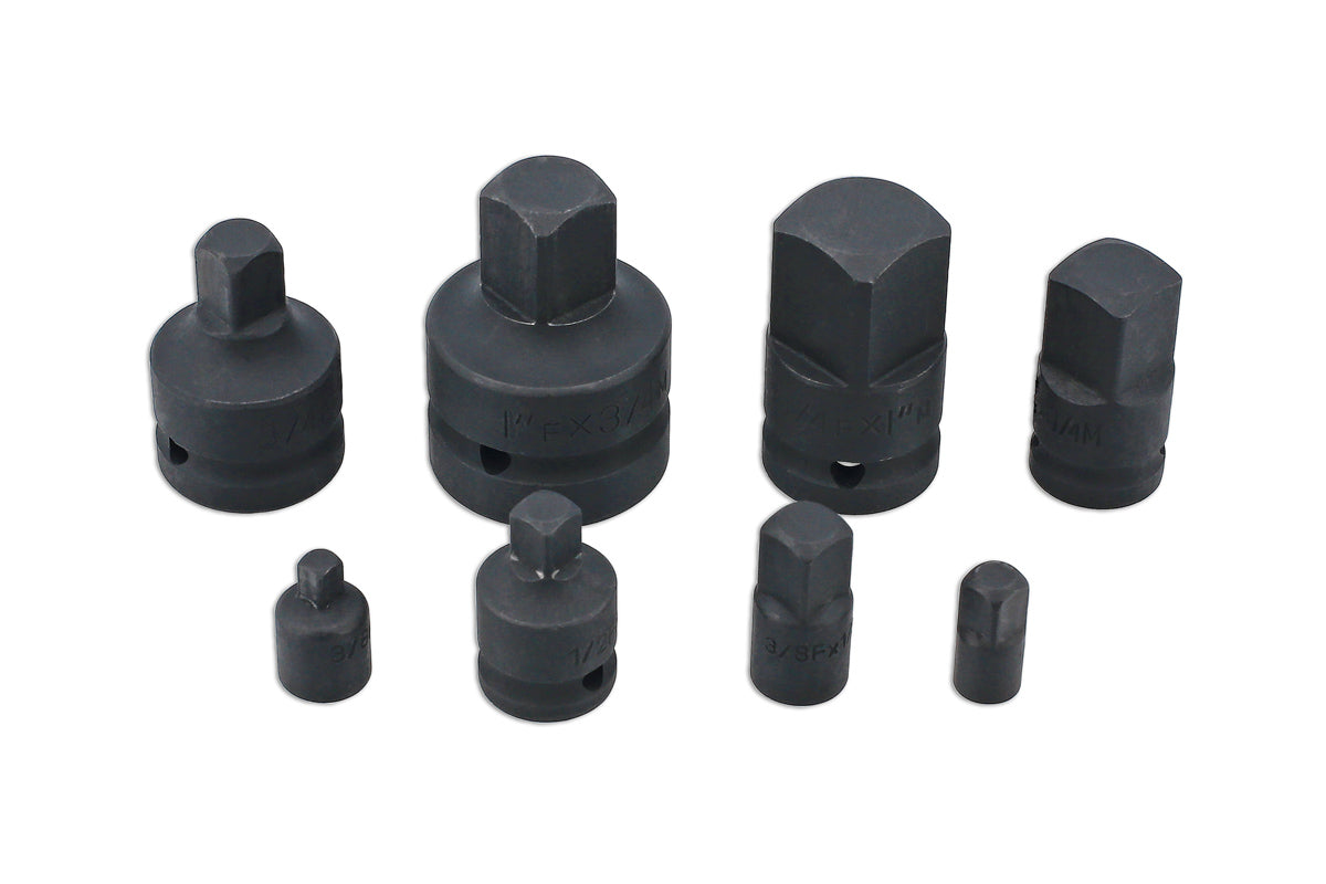 Laser Tools Impact Square Drive Adaptor Set 8pc 3309