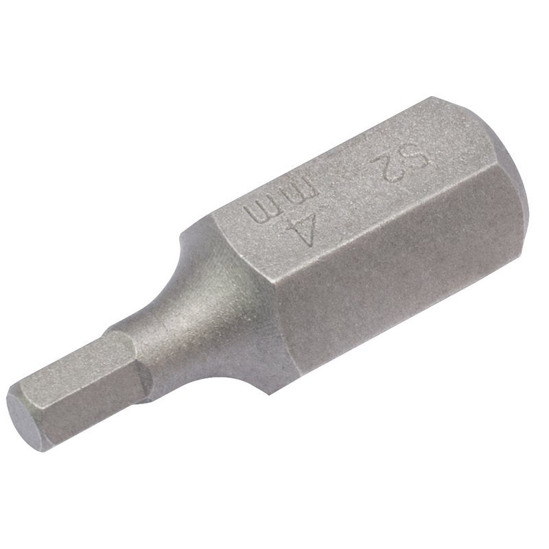 Draper 4mm x 30mm Hexagonal 10mm Insert Bit for Mechanic's Bit Sets 33325