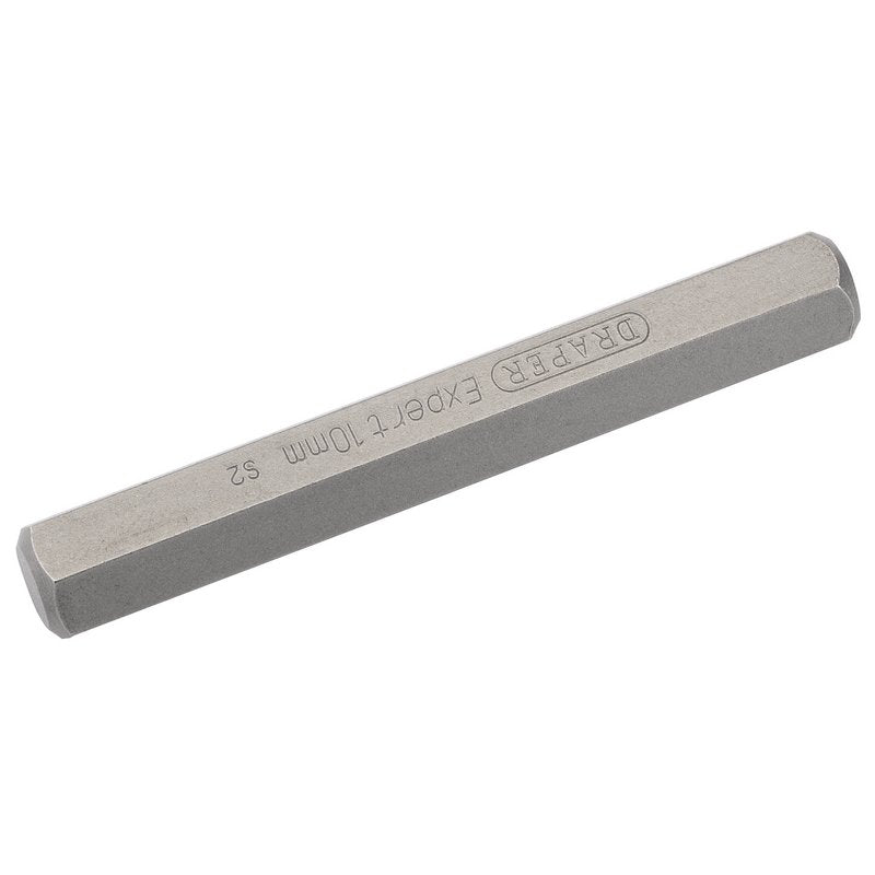 Draper 10mm x 75mm Hexagonal 10mm Insert Bit for Mechanic's Bit Sets 33337