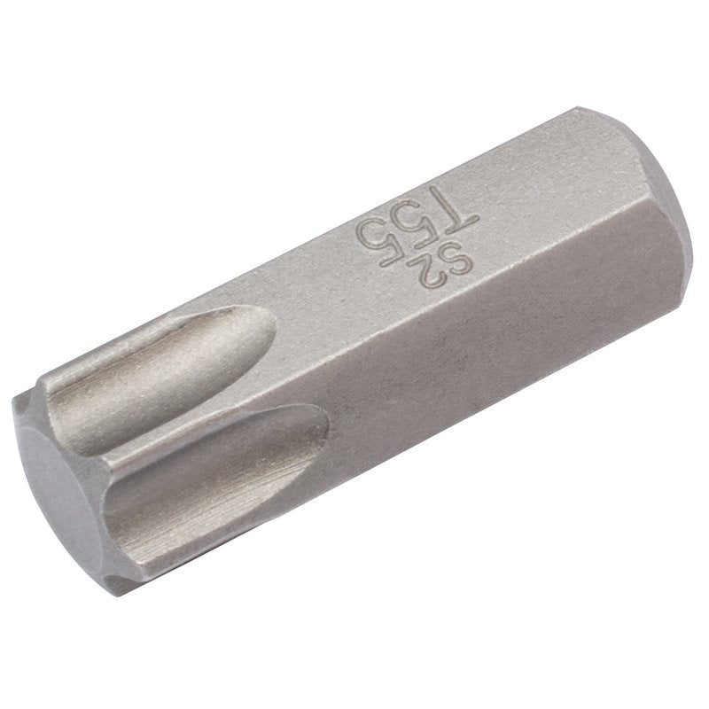 Draper T55 x 30mm Draper Torx Star 10mm Insert Bit for Mechanic's Bit Sets 33356