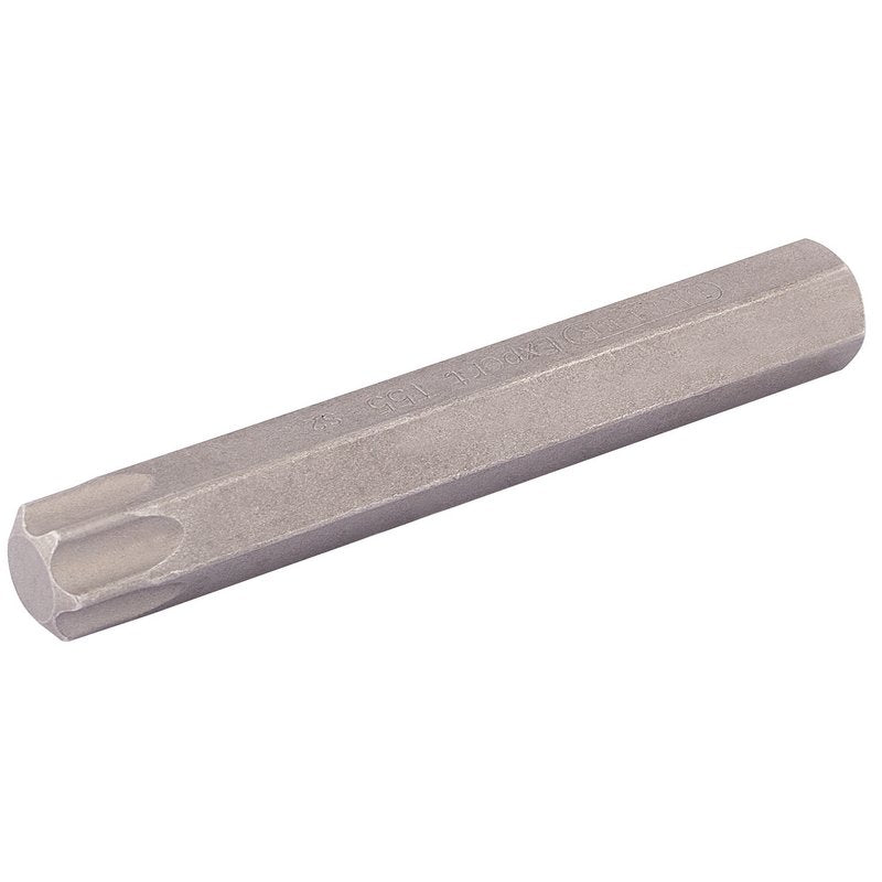 Draper T55 x 75mm Draper Torx Star 10mm Insert Bit for Mechanic's Bit Sets 33366