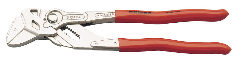 Knipex Pliers Wrench 250mm Cam Action Jaws Plastic Coated Handles 86 03 250SB