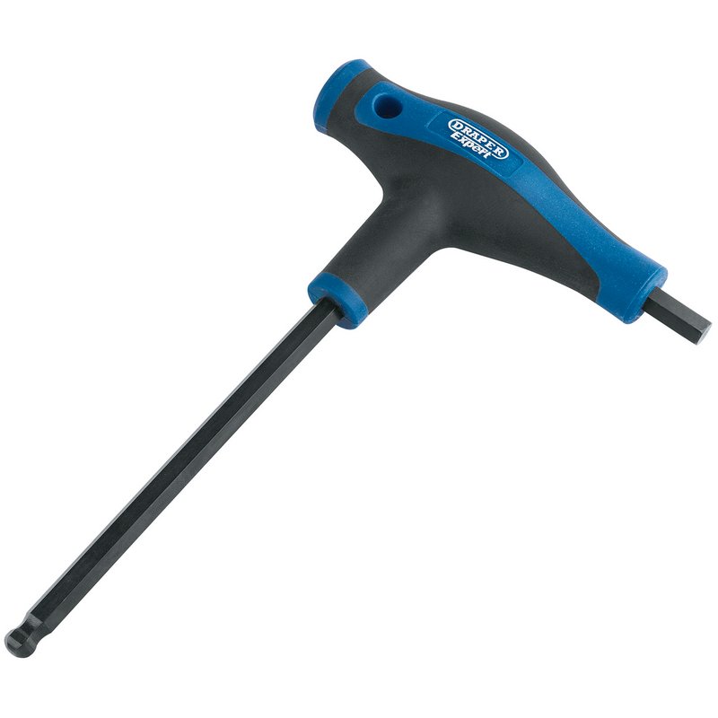 Draper 8.0mm Metric Soft Grip T Handle Hexagon and Ball End Key 33912