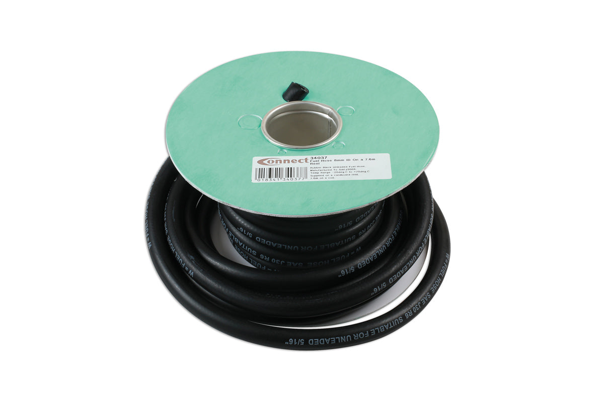 Connect Fuel Hose 8mm ID On a 7.6m Reel 34037