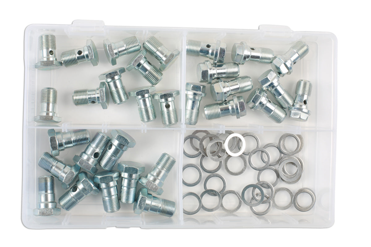Connect Assorted Brake Hose Banjo Bolts M12 60pc 34158