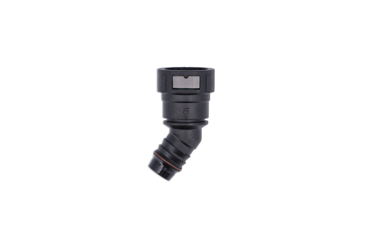 Connect 35� Angled Fuel Line Quick Connectors 18 x 15mm 2pc 34237