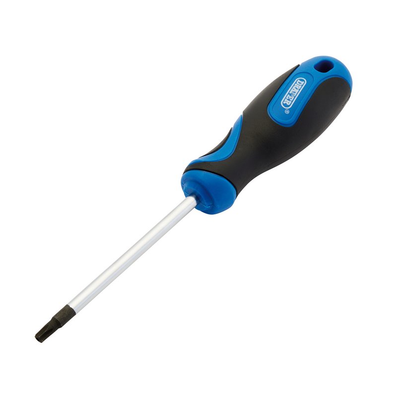 Draper T27T Torx Star Soft Grip Security Screwdriver 100mm Blade 34268