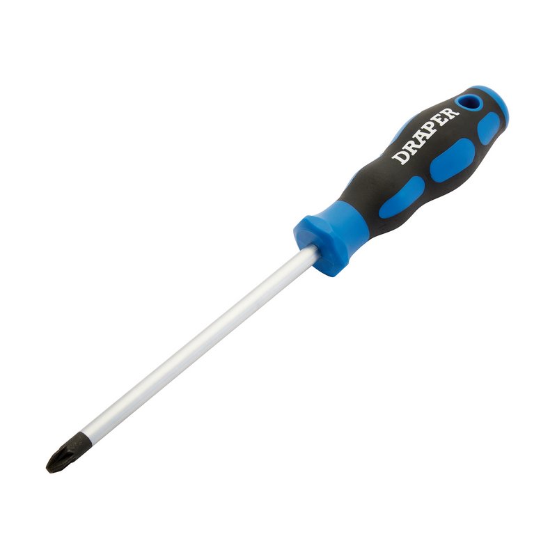 Draper Soft Grip Pozi Screwdriver No.3 x 150mm sand blasted tip 34549
