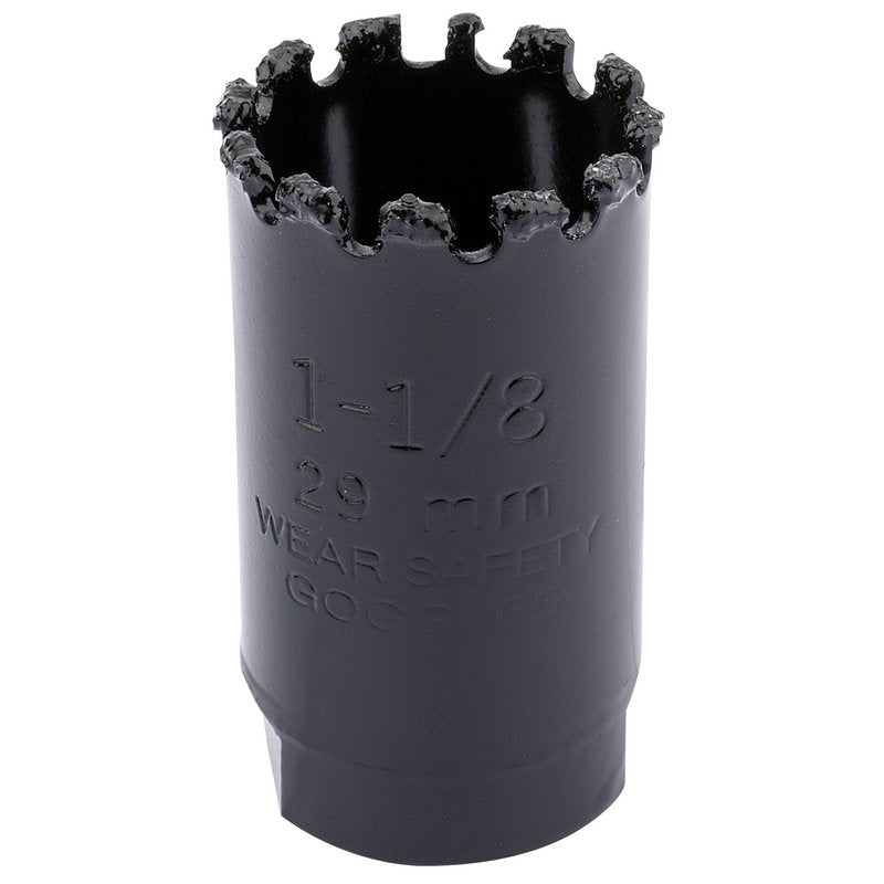 Draper Tungsten Carbide Grit Hole Saw 29mm Welded Tungsten Grit Rim 34869