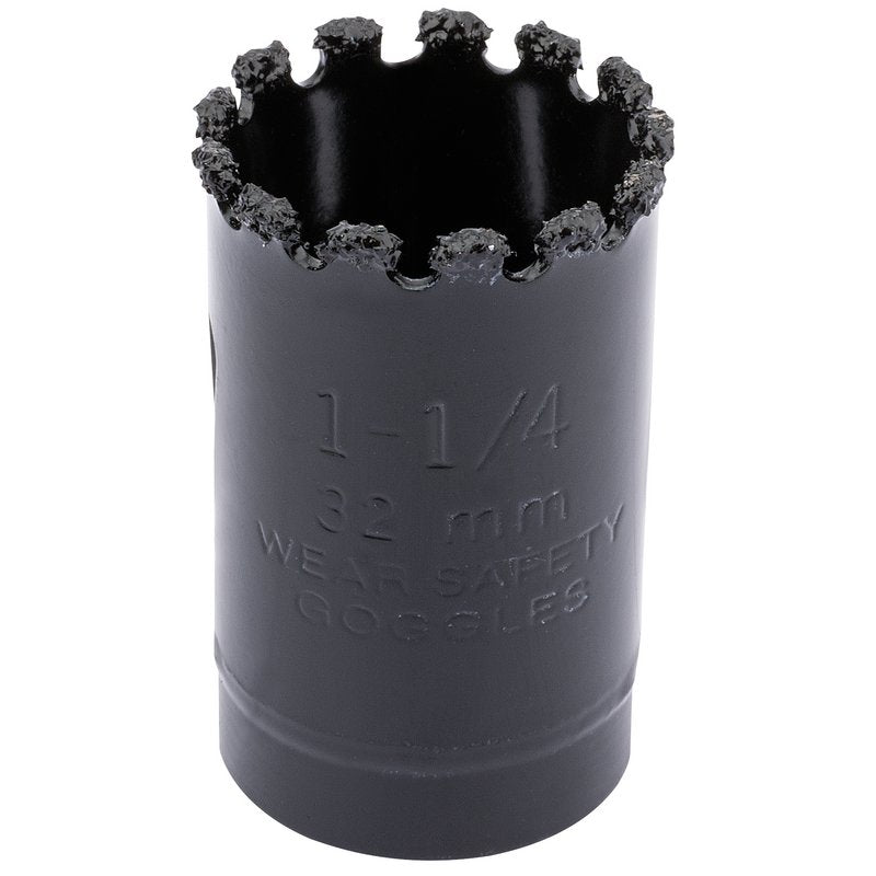 Draper Tungsten Carbide Grit Hole Saw 32mm Welded Tungsten Grit Rim 34870