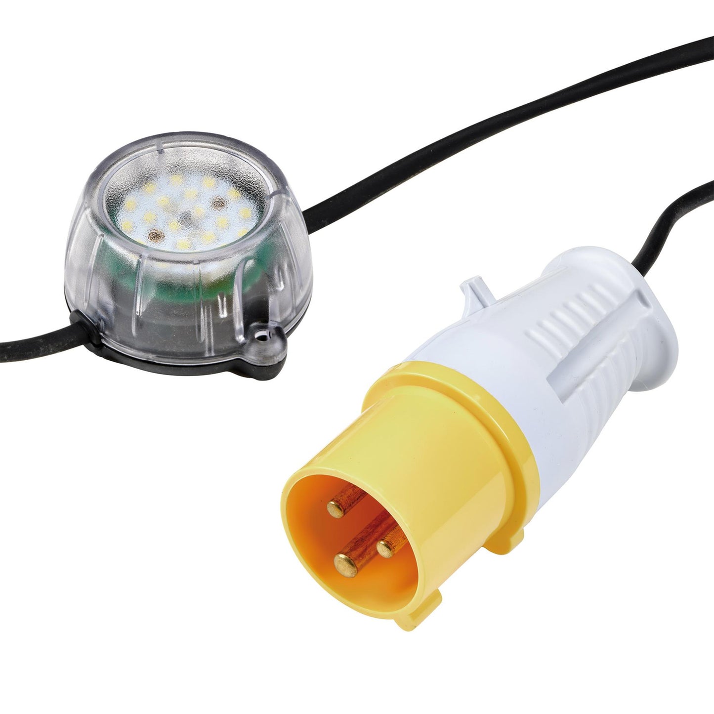 Defender E89355 120W Heavy Duty LED Encapsulated Festoon String Lights, 50m