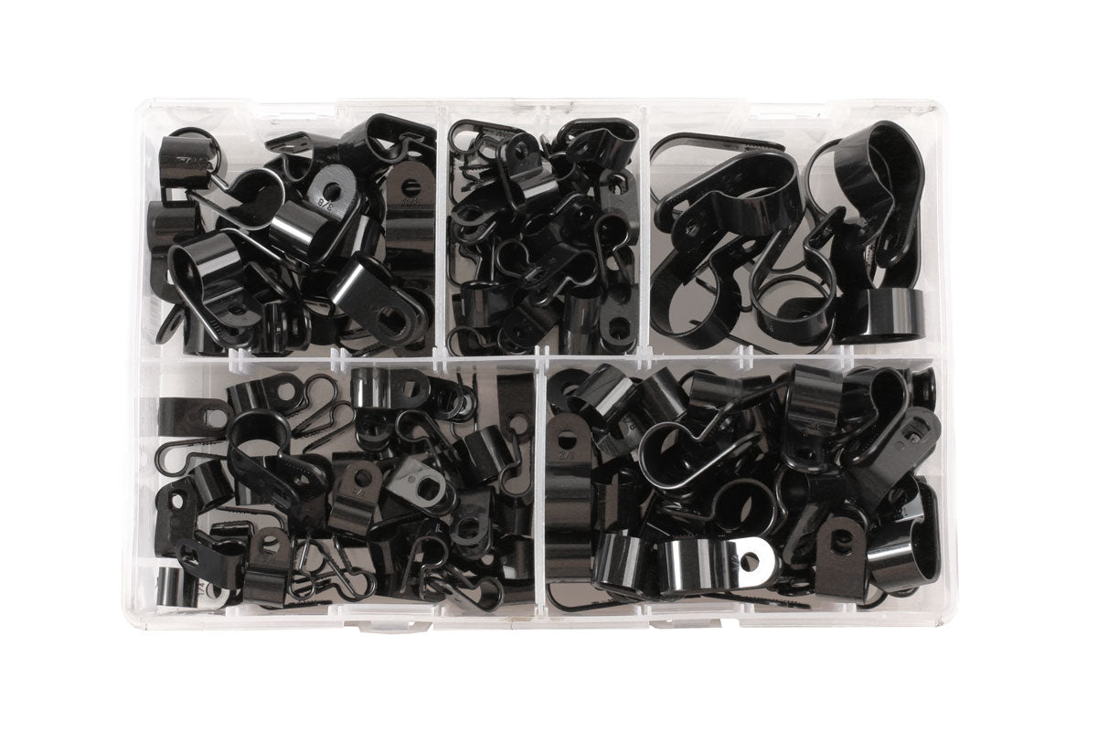 Connect Assorted Nylon P Clips Box 160pc 35008