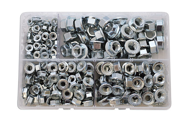 Connect Assorted Metric Flange Nuts Box 225pc 35015