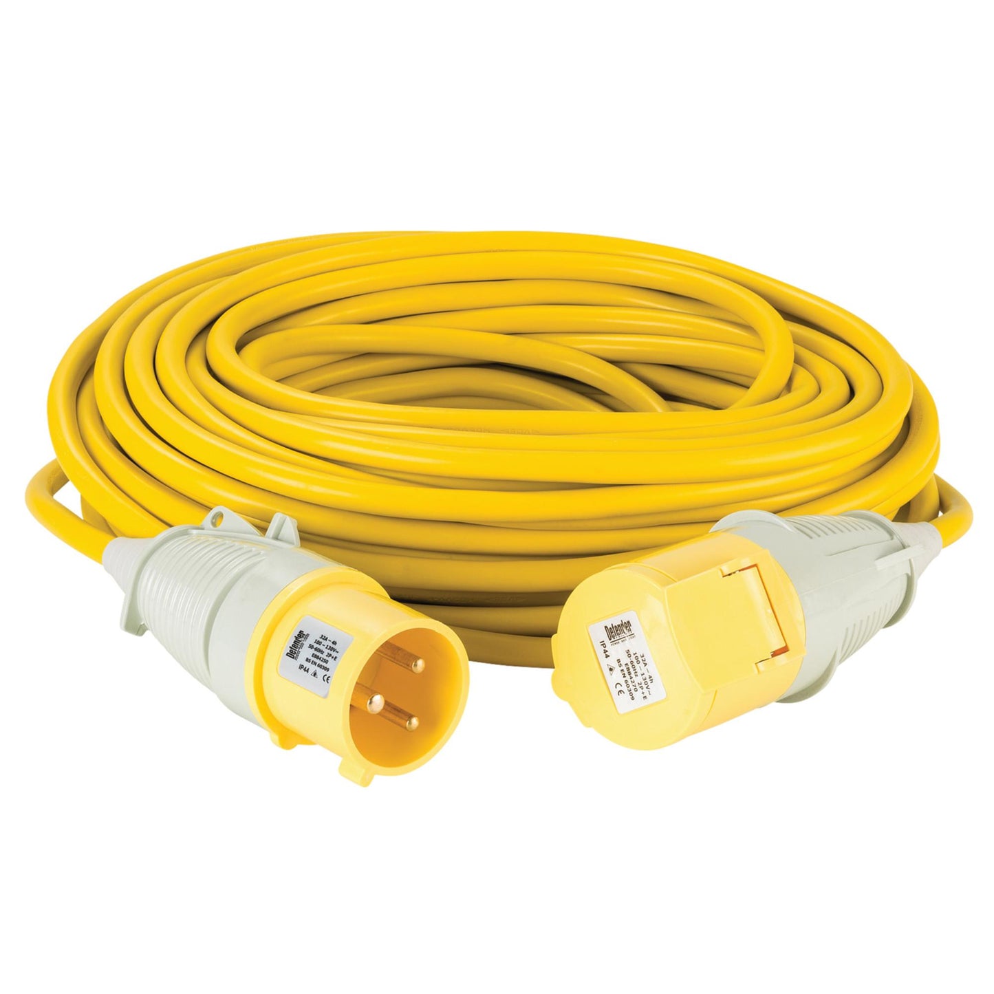 Defender E85262 110V Extension Lead Yellow 4mm², 32A, 25m