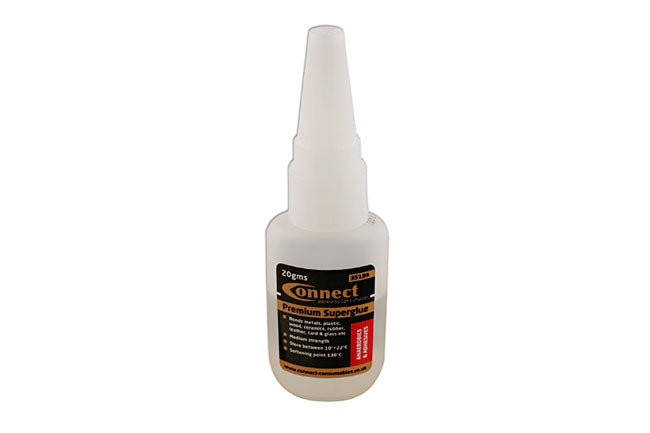 Connect Premium Superglue, Clear 20g 1pc 35199