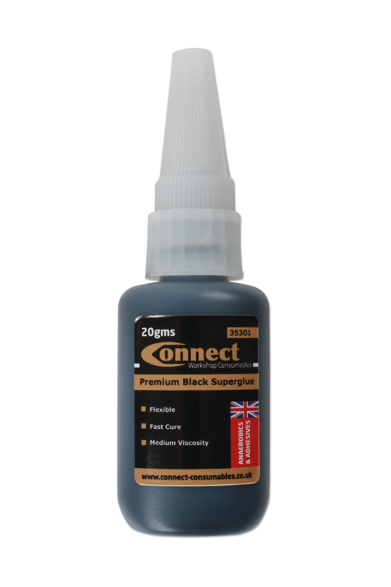 Connect Black Superglue C480 Bottle 20g 35301
