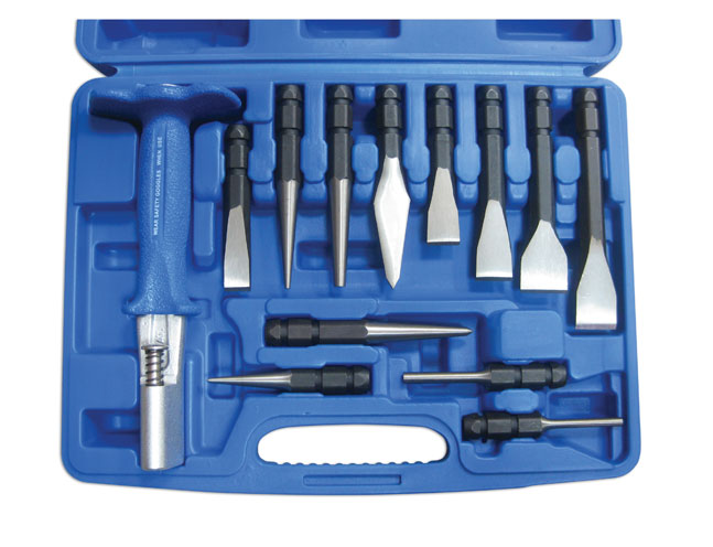 Laser Tools 3539 Chisel & Punch Set - 13pc